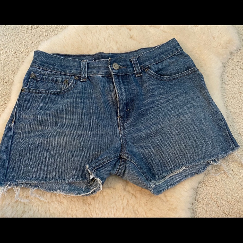 Levi denim cut offs